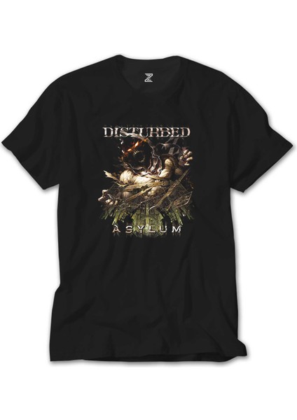 Disturbed Asylum 2 Siyah T-Shirt