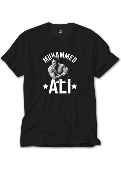 Muhammed Ali Face Siyah Tişört