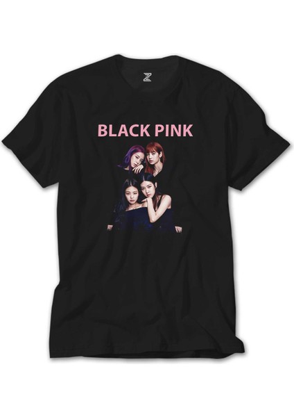 Blackpink Siluet Siyah Tişört