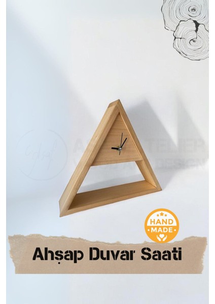 El Yapımı | Ihlamur Ağacı | Ahşap Duvar Saati & Masa Saati fiyatları