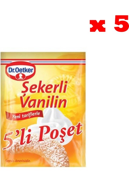 Dr. Oetker Vanilin 5'li