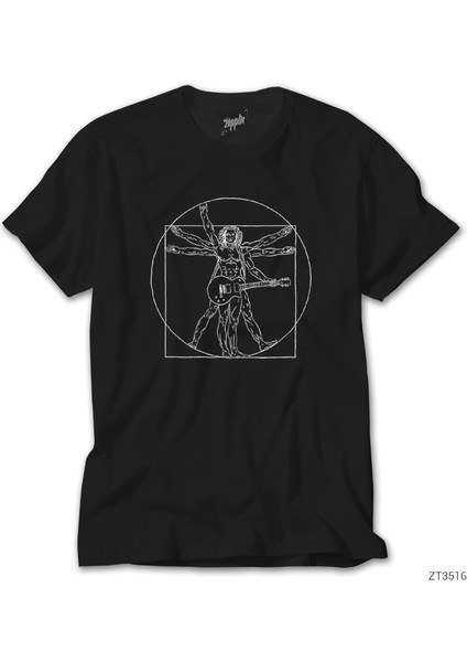 Antik Müzisyen Siyah T-Shirt