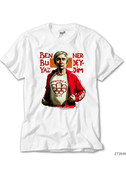 Şener Şen Ben Bu Yaz Neredeydim Beyaz T-Shirt