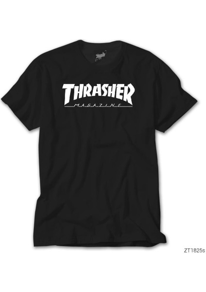 Thrasher Magazine Classic Siyah T-Shirt