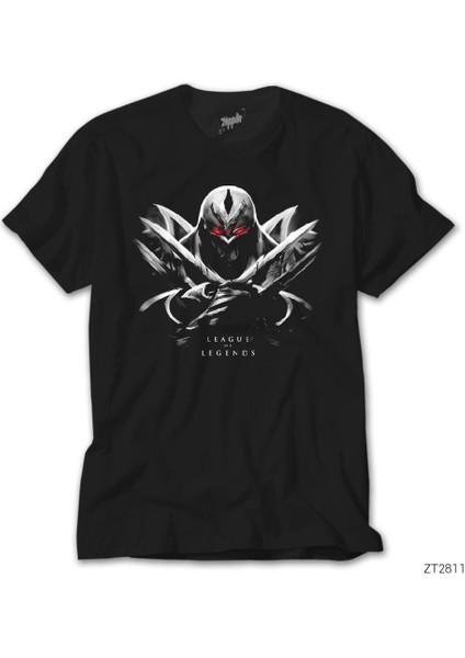 Lol Zed In Dark Siyah T-Shirt