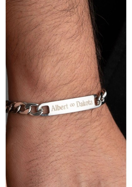 Isim Yazılı Çelik Bileklik