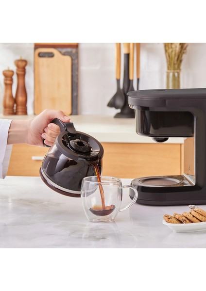 5 In 1 Konuşan Cam Demlikli Kahve ve Çay Makinesi modelleri