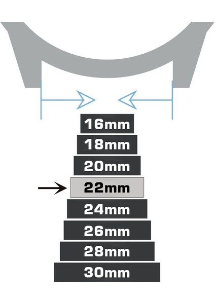 22MM Lacivert Kroko Hakiki Deri Saat Kordonu Kayış