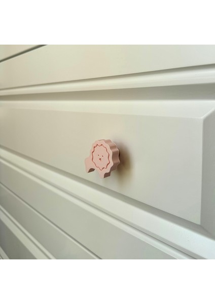 pembe Aslan Dolap Kulpu - Çocuk Odası, Mutfak ve Banyo Için Sevimli ve Dayanıklı Mobilya Kulp, Kulpd