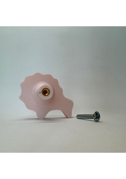 pembe Aslan Dolap Kulpu - Çocuk Odası, Mutfak ve Banyo Için Sevimli ve Dayanıklı Mobilya Kulp, Kulpd