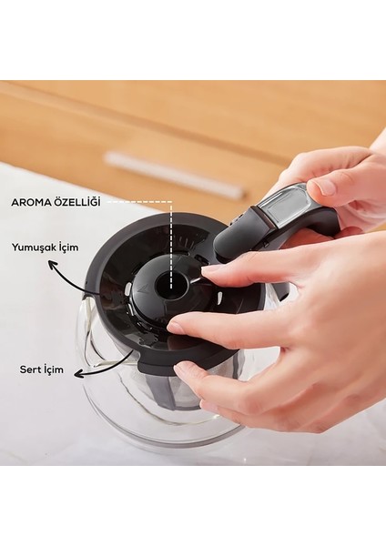 5 In 1 Konuşan Cam Demlikli Kahve ve Çay Makinesi fiyatları