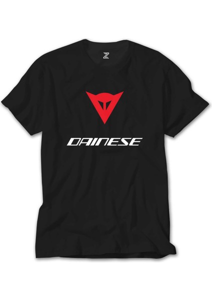 Dainese Motosiklet Siyah T-Shirt
