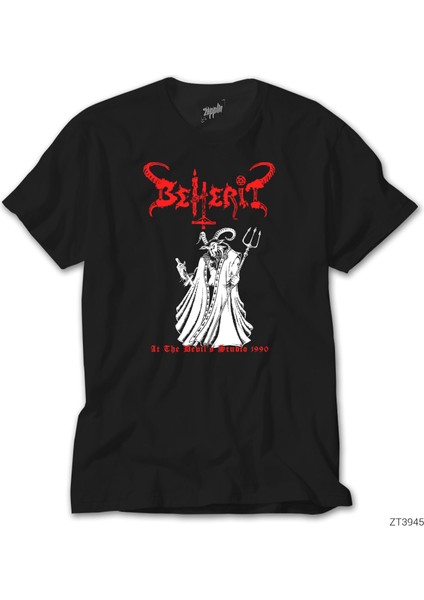 Beherit At The Devil's Studio 1990 Siyah T-Shirt