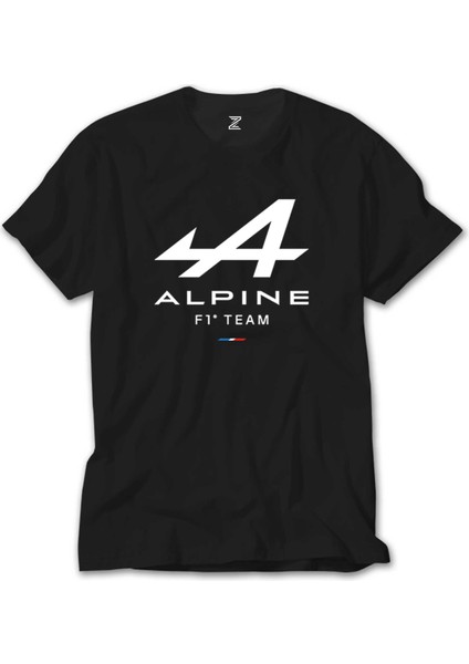 Alpine F1 Siyah T-Shirt