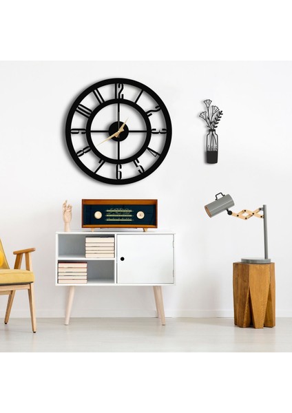 Dekoratif Duvar Saati 48x48 Cm + Vazo Tablo fiyatları