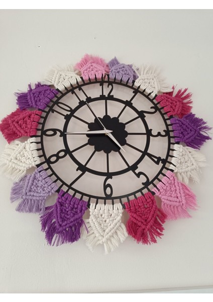 Mdf Saat Roma Rakamlı Cevizrenk modelleri