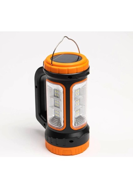 KA-779 3W+15W Uzun Menzilli Solar Güneş Panelli Ultra Güçlü Ledli Şarjlı Fener