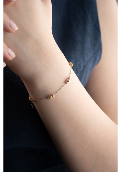 925 Ayar Gümüş Minik Dorika Toplu Bileklik, Zarif ve Şık Takı Seçeneği modelleri