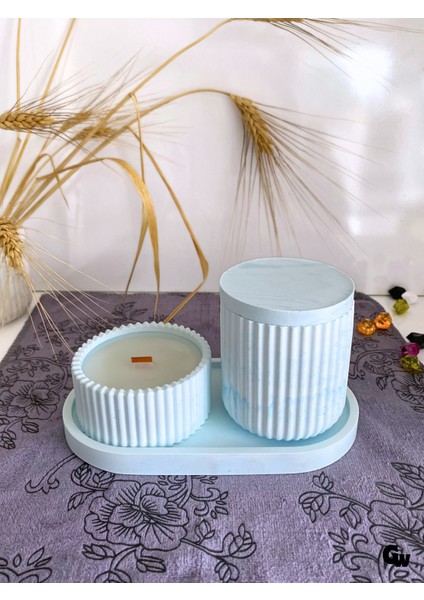 Desenli Desing 3'lü Set Kokulu Mumluk Dekoratif Mum Seti(Kokulu)(4 Parça) fiyatları