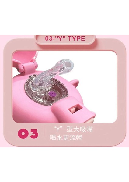 My Melodi Melody Sanrio Sakura Askılı Suluk Matara Ağız ve Diş Sağlığına Uygun Pipet Doğum Günü Hediye fiyatları