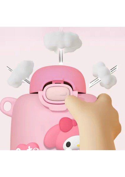 My Melodi Melody Sanrio Sakura Askılı Suluk Matara Ağız ve Diş Sağlığına Uygun Pipet Doğum Günü Hediye indirimleri