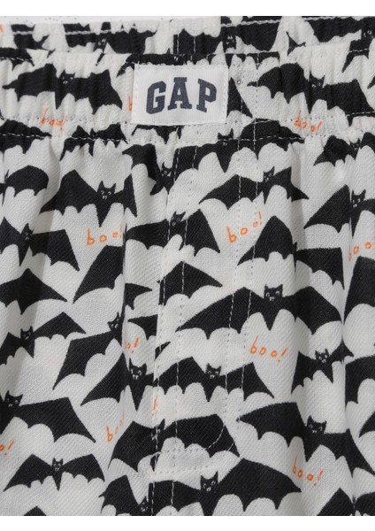 Erkek Çocuk Kırık Beyaz Halloween Desenli Pijama Altı fiyatları