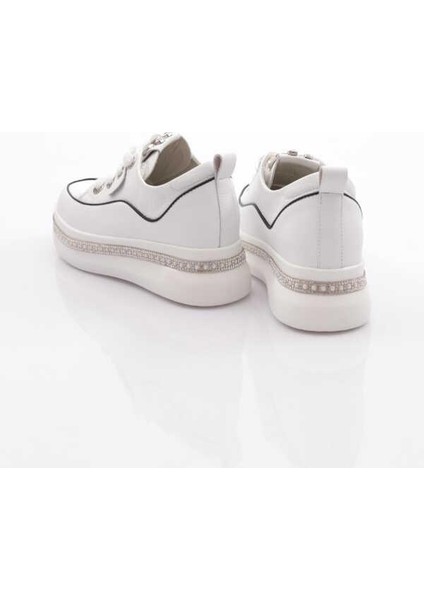 Guja 24K308-1 Taş Sargılı Kalın Taban Kadın Sneaker Ayakkabı
