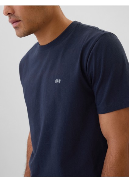 Erkek Lacivert Gap Logo Everyday Soft T-Shirt