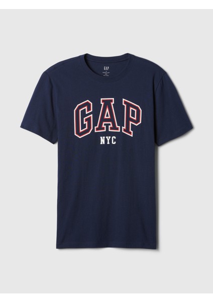 Erkek Lacivert Everyday Soft Gap Nyc Logo T-Shirt