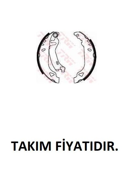Pabuçlu Fren Balatası Arka Palio Punto 1 Tempra Tipo Uno 71738376 Gs8269 Trw