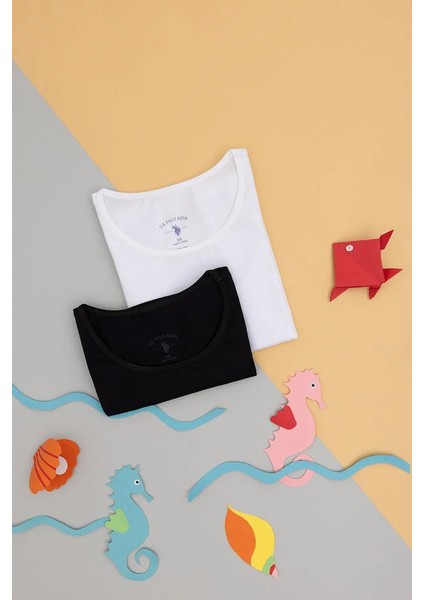 Kız Çocuk Basic Kalın Askılı Atlet 1674 Siyah