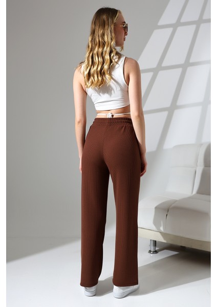 Kadın Geniş Kesim Rahat Kalıp Bol Paça Cepli Eşofman Altı indirimleri