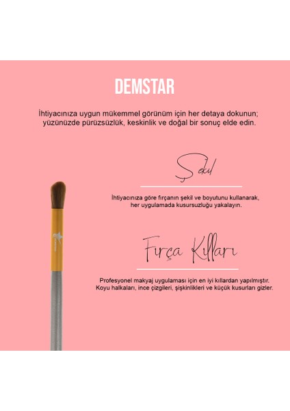Professional Makeup Brush Champagne Gölgelendirme Fırçası Makyaj Fırçası No:22