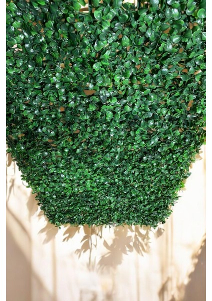 Doğal Ahşap Panel Yapay Çiçek Bitki Duvar Kaplama 40X180