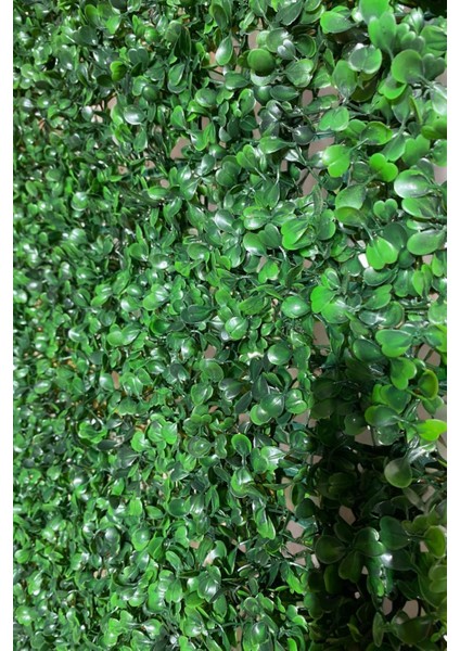 Doğal Ahşap Panel Yapay Çiçek Bitki Duvar Kaplama 40X180