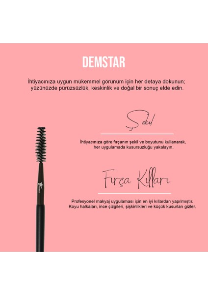 Professional Makeup Brush Soft Hair Serisi Kaş Ve Kirpik Makyaj Fırçası No:29