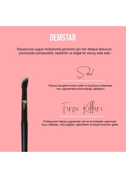 Professional Makeup Brush Soft Hair Serisi Eğimli Kapatıcı Fırçası Makyaj Fırçası No:33