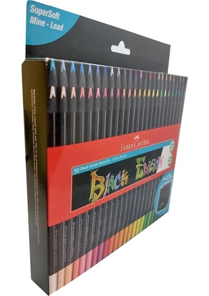 50 Renk Kuru Boya Black Edition 1 Paket 50 Li Kuruboya Tam Boy Karton Kutu fiyatları