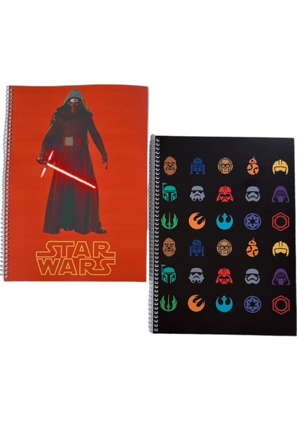 Okul Defteri,star Wars Defter Seti,çizgili Defter,kareli Defter,defter