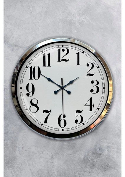 40 Cm Metal Düz Rakam Dekoratif Klasik Modern Lüks Duvar Saati