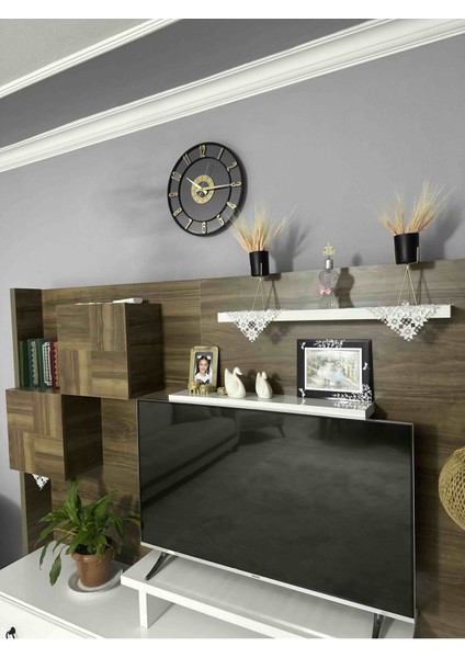 Duvar Saati Cam Ayna Gold 50cm (Pleksi Değildir) fırsatları