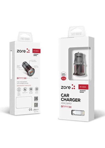 Habaca Zore ZR-C304Q Ligthing Araç Şarj Seti