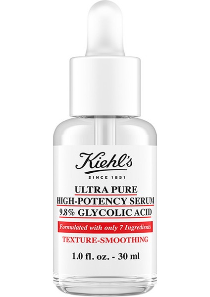 Ultra Pure %9.8 Glikolik Asit Pürüzsüzlük Etkili Yüz Serumu 30ml