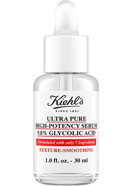 Ultra Pure %9.8 Glikolik Asit Pürüzsüzlük Etkili Yüz Serumu 30ml