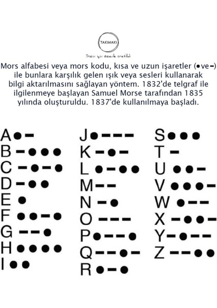 Siyah Makrome ve Gümüş Kordonlu Mors Alfabesi Bileklik Çift Set fırsatları