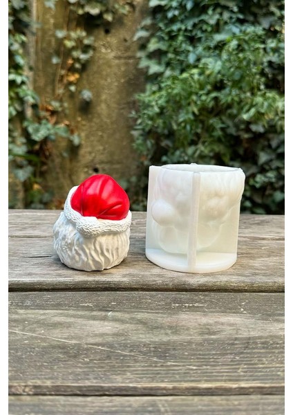 Noel Baba Küçük 3D Silikon Mum Kalıbı fırsatları