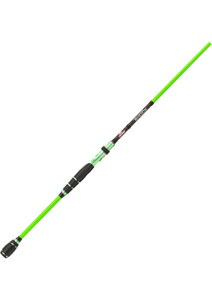 Shock Spining 244 cm 10-35G Atarlı Karbon Spin Olta Kamışı Green