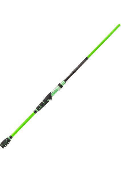 Shock Spining 244 cm 10-35G Atarlı Karbon Spin Olta Kamışı Green