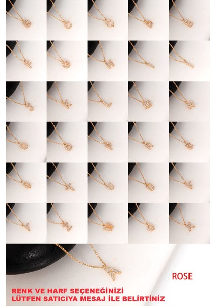 925 ayar gümüş kadın kolye, zarif ve şık pembe zirkon detaylı aksesuar modelleri