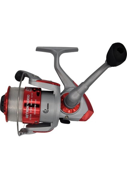Weyron 4000 1 Bilyalı 5.2:1 Devirli Genel Kullanım Olta Makinesi Kırmızı
